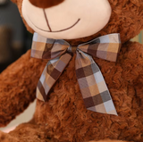 NNEOBA Teddy Bear Plush Pillow (Brown)