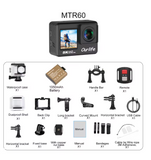 NNEOBA 5K Action Camera with Touchscreen Waterproof Black