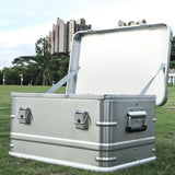 NNEOBA 50L Outdoor Aluminum Alloy Storage Box Silver