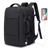 NNEOBA Expandable Travel Backpack Black