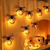 10LED Spider String Warm Lights Halloween Decor