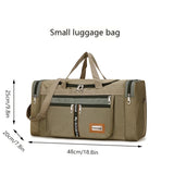 NNEOBA Foldable Nylon Travel Duffel Bag Khaki