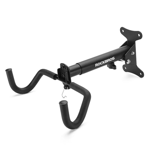 NNEOBA Wall Mount Bike Rack Heavy-Duty Carbon Steel Bicycle Holder Black
