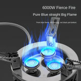 NNEOBA Camping Gas Stove 6800W Three-Star Black