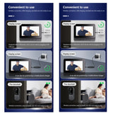 NNEOBA Wireless Visual Intercom Doorbell with HD Night Vision