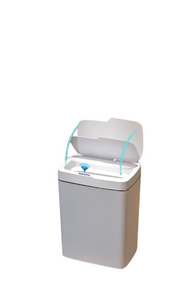 NNEOBA 15L Smart Sensor Trash Can – Automatic Bagging, Battery-Powered (White)