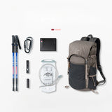 NNEOBA Waterproof Camping Backpack Grey