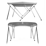 NNEOBA Bimini Top with 25mm Aluminum Tube and 600D Polyester Canvas