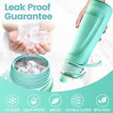 NNEOBA 750ML Spray Water Bottle Green