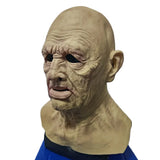Realistic Old Man Latex Full Head Mask