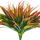 Artificial Spring Grass Plant Set Silk & Plastic Decor Stems