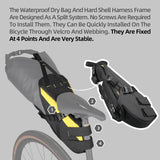 NNEOBA 14L Waterproof Bike Saddle Bag Stable Removable Dry Bag Yellow