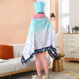 NNEOBA Anime-Inspired Wearable Blanket Shawl