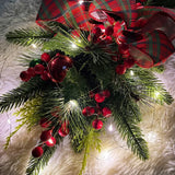 Christmas Staircase LED Wreath Decoration