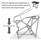 NNEOBA Oxford Cloth Folding Camping Stool – Portable Mini Chair