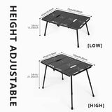 NNEOBA Tactical Folding Camping IGT-Compatible Table Black
