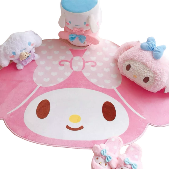 NNEOBA My Melody Wonderland: 100x150CM Cartoon Sanrio Soft Fur Carpet