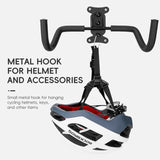 NNEOBA Wall Mount Bike Rack Heavy-Duty Carbon Steel Bicycle Holder Black