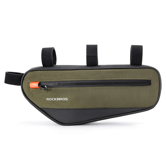 NNEOBA 1.7L Bicycle Frame Tube Bag Reflective Green