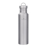 NNEOBA Titanium Water Bottle 750ml Lightweight Reusable Bottle Silver