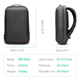 NNEOBA Streamlined Black Minimalist Hard Shell Laptop Backpack