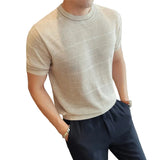 Men's Two-Tone Knit T-Shirt