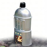 NNEOBA Camping Water Cup with Storage Pouch Silver