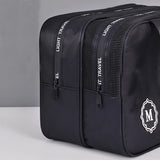 NNEOBA Double-Layer Travel Organizer Black