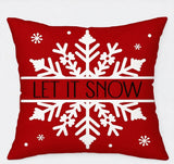 Christmas Festive Throw Pillowcases for Sofa & Bed