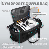 NNEOBA 21-Inch Waterproof Duffel Travel Bag Black