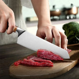 NNEOBA 3-Piece Professional Chef Knife Set Brown