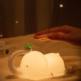 NNEOBA Adorable Elephant Silicone Night Light