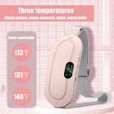 NNEOBA Heated Massage Warming Palace Belt Pink