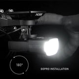 NNEOBA 1000LM Smart Bike Headlight USB Rechargeable Black