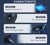 NNEOBA Bluetooth Wireless Earbuds Black