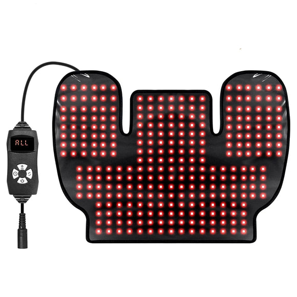 NNEOBA Red Infrared Light Therapy Shoulder Wrap Black