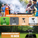 NNEOBA Under Grill Mat Fireproof Fire Pit