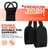 NNEOBA Pull-Up Assistance Bands Set 300LB Resistance Black