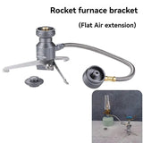 NNEOBA Camping Furnace Support Dual Stove Silver