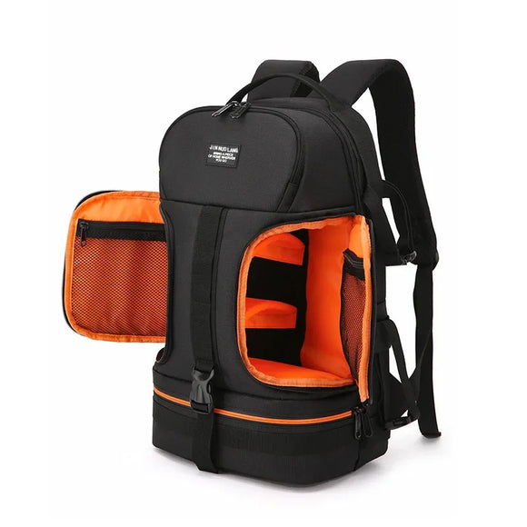 NNEOBA Waterproof Laptop Camera Backpack Orange