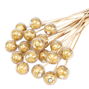 NNEOBA 50Pcs Clear Acrylic Truffle Chocolate Cups with Sticks | Elegant Candy & Chocolate Holder