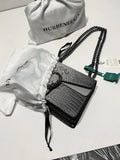 NNEOBA Crocodile Pattern Chain Shoulder Bag
