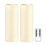 Waterproof Flameless LED Pillar Candles Set