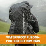 NNEOBA Reflective Backpack Rain Cover Black