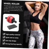 NNEOBA Rebound Ab Roller – Automatic Recoil Ab Wheel with Knee Mat for Home Workout
