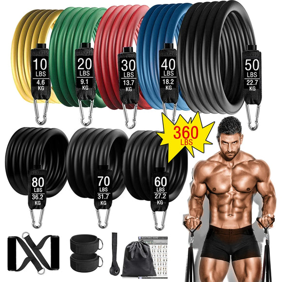 NNEOBA Resistance Bands for Yoga & Fitness Training