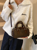 NNEOBA Retro Bowling Shoulder Handbag
