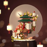NNEOBA Flower Music Box Mini Building Blocks