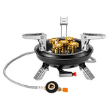 NNEOBA 16000W High-Pressure Camping Gas Stove Black