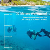 NNEOBA 4K Sports Action Camera 30M Waterproof Black